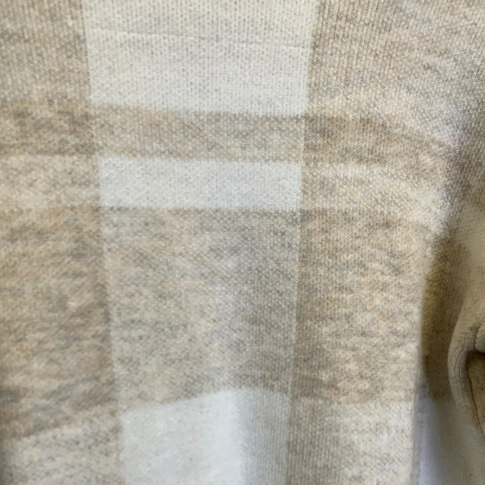 Time and Tru Tan and Cream Knit Sweater